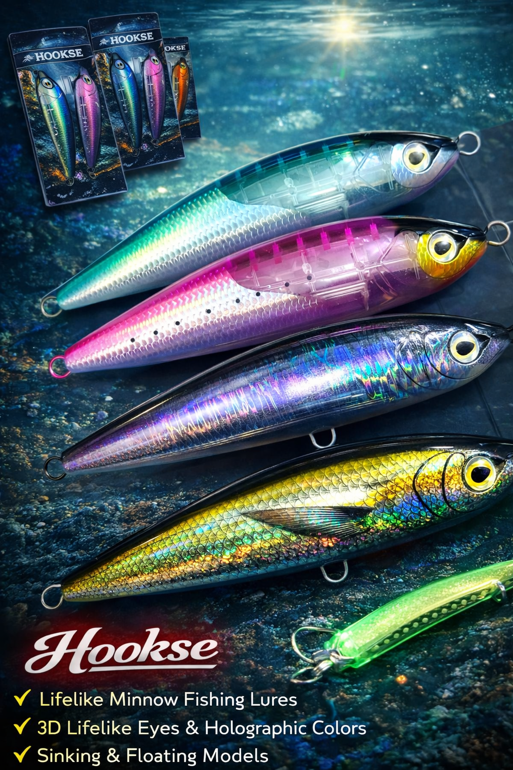 Hookse Minnow Lures - Strike Like a Predator